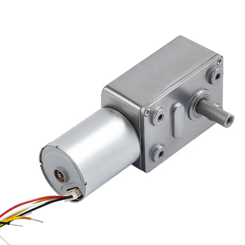 DC Brushless Worm Gear Motor 2430BL for Robots, 24V, 6RPM