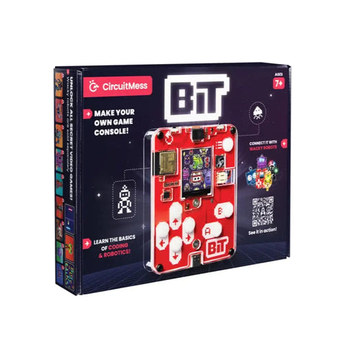 CircuitMess BIT - DIY Stem Adventure Gaming Console - Educational Learning Programming or Coding Toolkit for Ages 9+