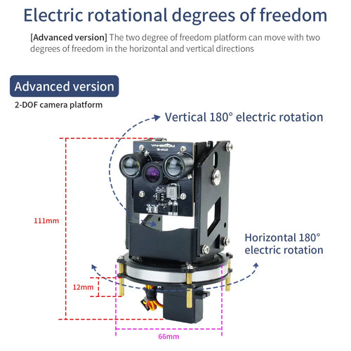 Yahboom Electric Camera Platform-Advanced Version with camera