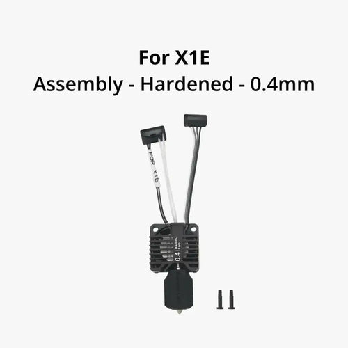 Bambu Lab X1E Complete Hotend Assembly - Hardened Steel 0.4mm