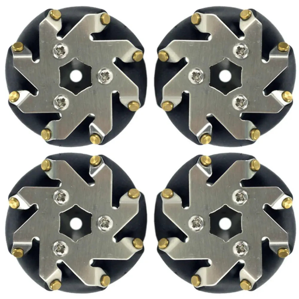 48mm Mecanum Wheel Set (2x Left, 2x Right)