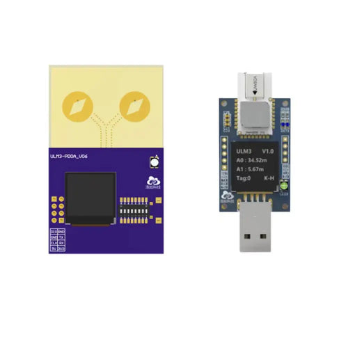 UWB (Ultra Wideband) PDOA anchor+ULM3 tag（PDOA / UWB following / air tag）