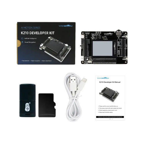 Yahboom AI-Motion K210 Development Board Kit, RISC-V Face Recognition Camera