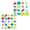 Bee-Bot &amp; Blue-Bot Shapes, Color, Size and 3D Shapes Themed Activity Floor Mat for Coding Robots, STEM Learning, KS1 Geometry, Direction &amp; Position - Durable Classroom Mat