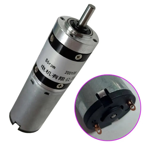 22mm micro Planetary Gear Motor with 12V - 16RPM