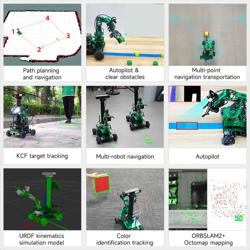 Yahboom Rosmaster X3 Plus 6-DOF Robotic Arm with AI Vision and Voice Control, Suitable for Adult DIY Projects (With Jetson Nano SUB Board)