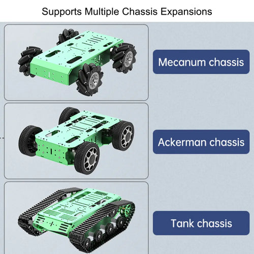 JetRover ROS Robot Car with Vision Robotic Arm Powered by Jetson Nano Support SLAM Mapping &amp; Navigation (Advanced Kit, Tank Chassis, LiDAR A1)