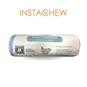 INSTACHEW Purrclean Cat Litter Waste Bags w/ Handles for Smart Litter Box, Leak Proof &amp; Unscented