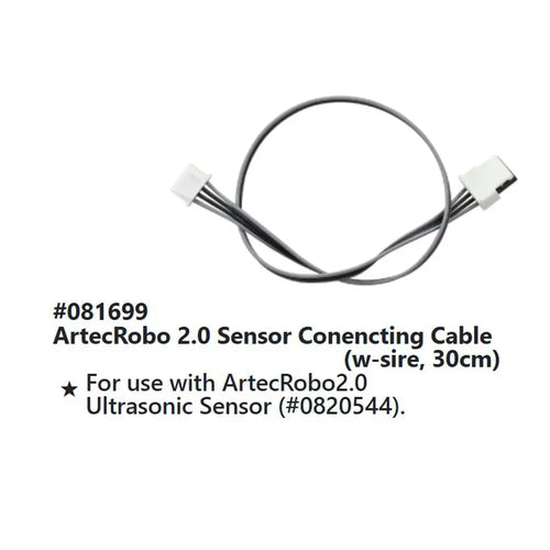 Artec Robo 2.0 Sensor Connecting Cable for Ultrasonic Distance Sensor of Artec Logger Wireless Data Logger (w-sire, 30cm)