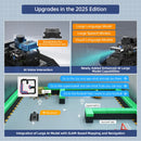 Hiwonder MentorPi T1 Raspberry Pi Robot Car – Tank Chassis, ROS2 AI Coding Robot with Large AI model ChatGPT, SLAM and Autonomous Driving (Advaned Kit with Raspberry Pi 5 4GB)