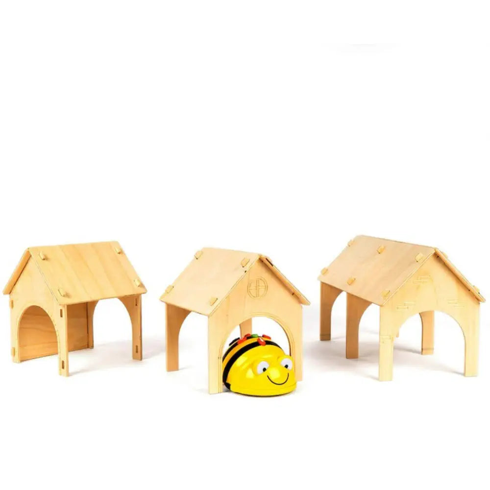 TTS Wooden Tunnels for Bee Bot &amp; Blue Bot - 3D STEM Activity Set - Includes 3 Adjustable Tunnels for Coding Challenges &amp; Obstacle Routes - Compatible with Bee Bot Robots