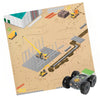 TTS Construction Site Mat - Curriculum Aligned STEM Play - Interactive Coding Challenge for Rugged Robot, Bee-Bot, Blue-Bot, Loti-Bot, Oti-Bot &amp; Glow &amp; Go Bot - Educational Mats | 120×120 cm