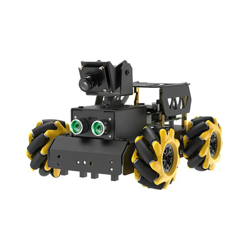 Hiwonder TurboPi Raspberry Pi Omni Mecanum Wheels Robot Car Kit w/ Camera Open Source Python for Beginners (w/o RPi 4B)