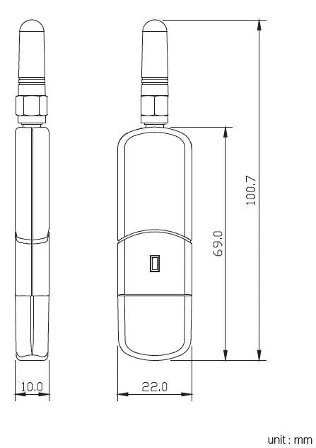 SystemBase TALUS Bluetooth USB Dongle Class1, Range up to 100m