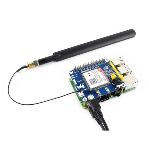 4G/3G/2G/GSM/GPRS/GNSS HAT for Raspberry Pi (Europe, SE-Asia, W-Asia, Africa)