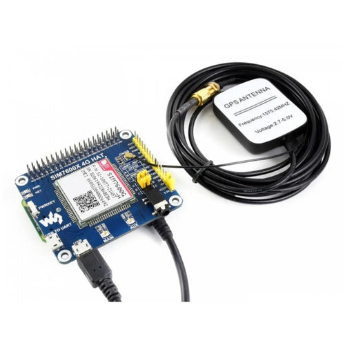 4G/3G/2G/GSM/GPRS/GNSS HAT for Raspberry Pi LTE CAT4 (Global Version)