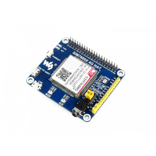 4G/3G/2G/GSM/GPRS/GNSS HAT for Raspberry Pi LTE CAT4 (Global Version)