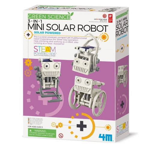 4M Green Science 3-in-1 Mini Solar Robot Kit (French)