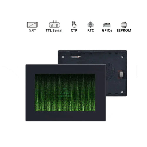 5.0” Nextion Intelligent Series HMI Capacitive Touch Display w/ Enclosure