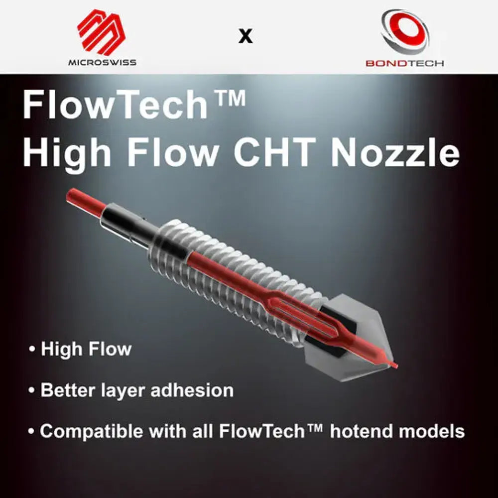 Micro Swiss Flowtech CHT High Flow Nozzle, 0.6mm