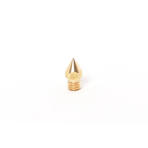 MK8 Brass Nozzle for 1.75mm Filament -0.6mm for 3D Printers (5 pack)