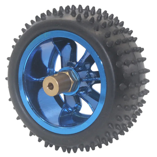 85D Rubber Wheels for Smart Vehicles &amp; Robot (Pair)