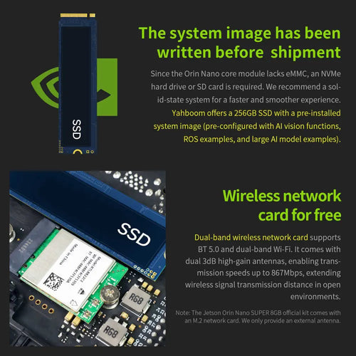 Official Original Jetson Orin NANO 8GB SUPER Development Board AI Large Model Kit