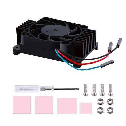 52Pi Aluminum Alloy CNC Heat Sink w/ Fan for Raspberry Pi CM4