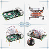 52Pi Case w/ Low-Profile Ice Tower Cooling Fan for Raspberry Pi 4B
