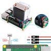 52Pi ICE Tower CPU Cooling System V2 w/ RGB LED for Raspberry Pi 4B/3B+ (Silver)
