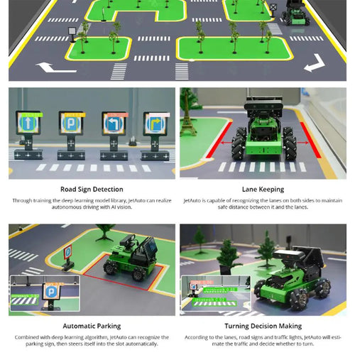 Hiwonder JetAuto ROS Robot Car Powered by Jetson Nano with Lidar Depth Camera, Support SLAM Mapping and Navigation (Standard Kit/SLAMTEC A1 Lidar)