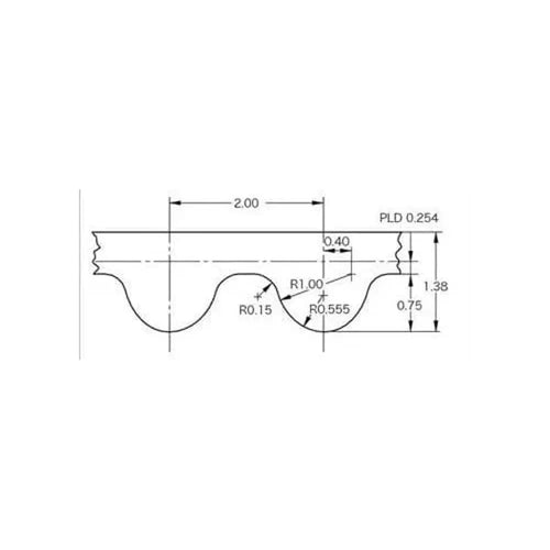 GATES Powergrip GT GT2-6mm Timing Belt