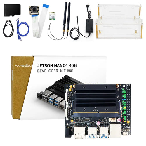 Jetson NANO 4GB Developer Kit (SUB) With Official Module For Artificial Intelligence Python Programming-WIFI Advanced Kit