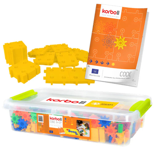 KORBO EDU CODE 420 Creative Blocks Can Complement with STEAM Bee-Bot, Blue-Bot &amp; Loti-Bot Improves Creative Logical Thinking