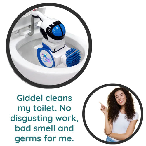 Giddel Toilet Cleaning Robot + Round Seat Kit