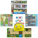 TTS 6 Bee-Bot Coding Robot with 5 Activity Play Mats Bundle, STEM Educational Programming Learning Robotics Toy for Kids Age 3+