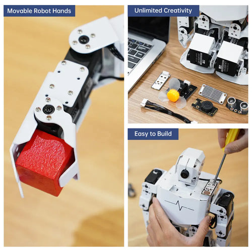 TonyPi Pro Hiwonder Humanoid Robot Professional Development Kit Powered by Raspberry Pi 5 (Raspberry Pi 5 8GB Included)