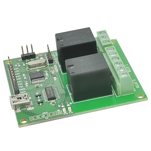 Numato 2-channel USB Relay Module w/ External Power Supply