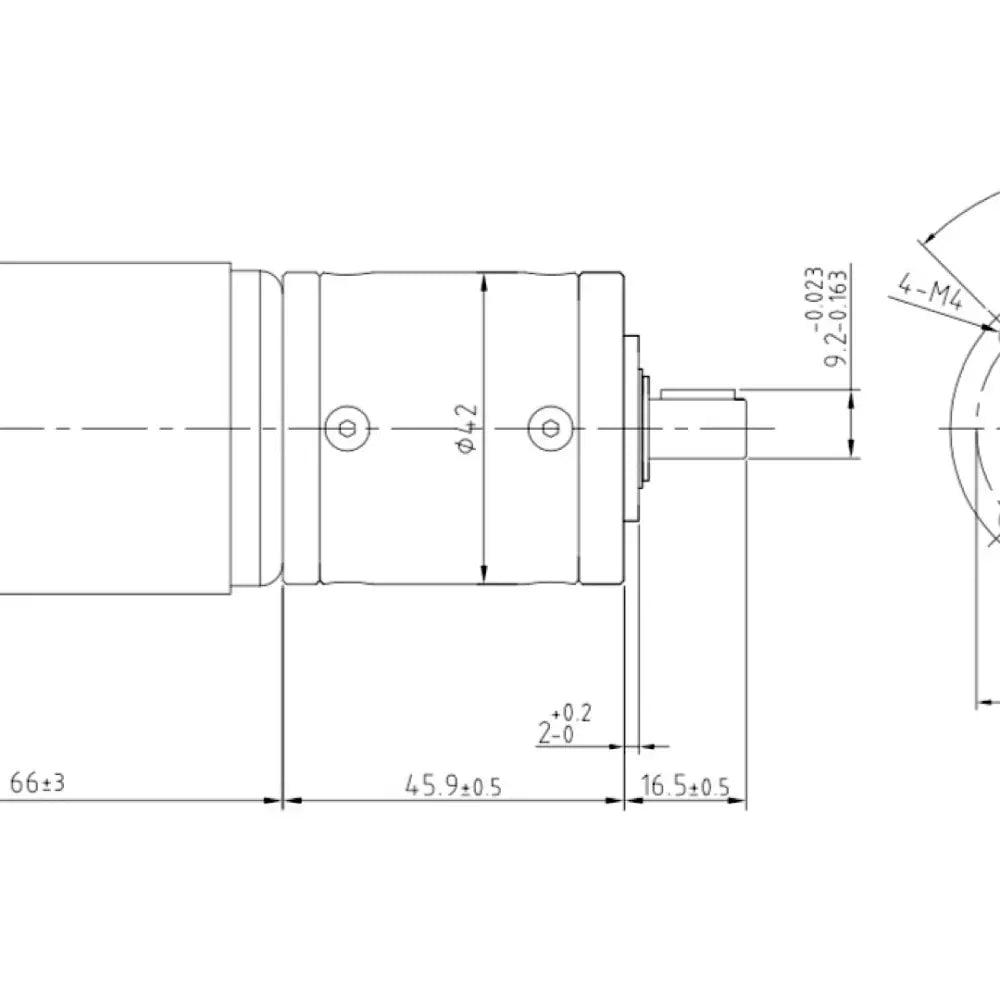 1550RPM, 0.2nm Long Life Time Planetary Gear Motors