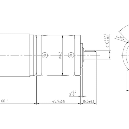 1550RPM, 0.2nm Long Life Time Planetary Gear Motors