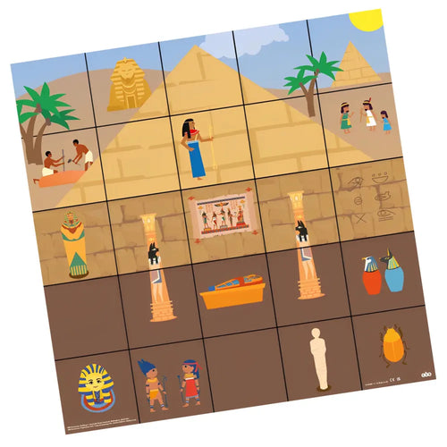 Ancient Egypt Mat for Loti-Bot Coding Toy Robot Accessory - STEM Educational Activity Playmats