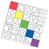 TTS Oti-Bot, Loti-Bot &amp; Pro-Bot Shapes Mat - Coding Activity Floor Mat, Geometry Shapes Learning, Durable Vinyl Design - STEM Programming &amp; Classroom Education | 125×125 cm