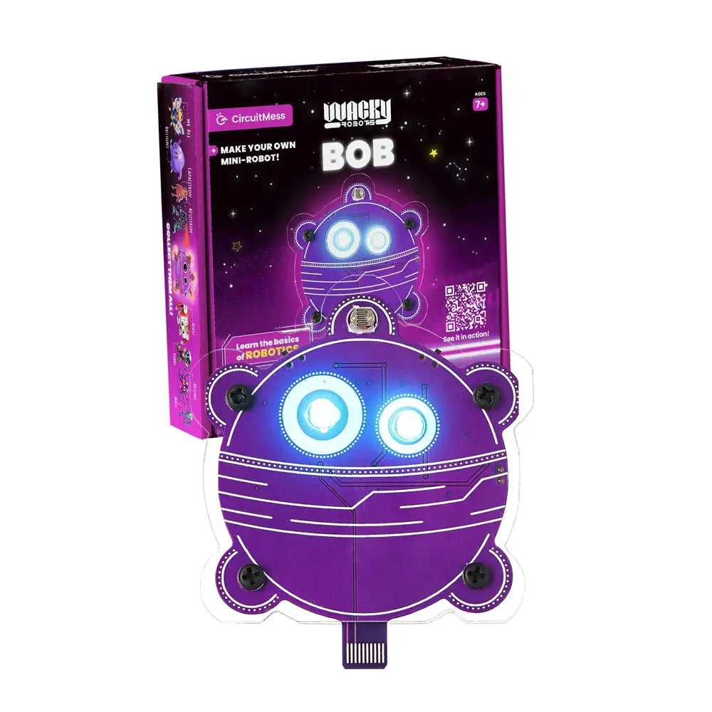 CircuitMess Wacky Robots - DIY mini robots - Bob, Learn about Light, Resistance and Ohm's Law