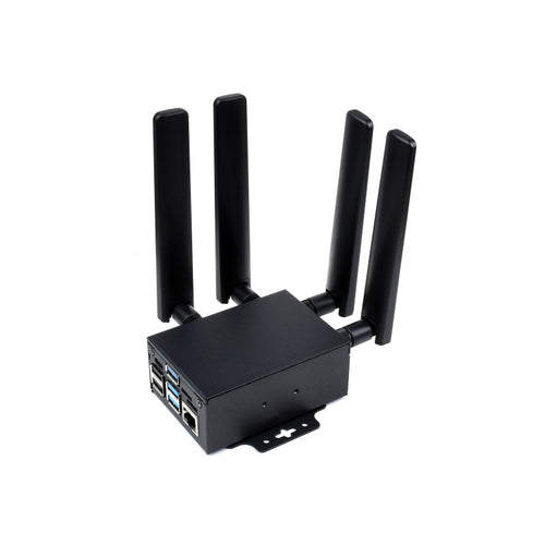 5G HAT for RPi, 4 Antennas LTE-A, Multi Band, 5G/4G/3G HAT RM500Q-GL w/ Case, US