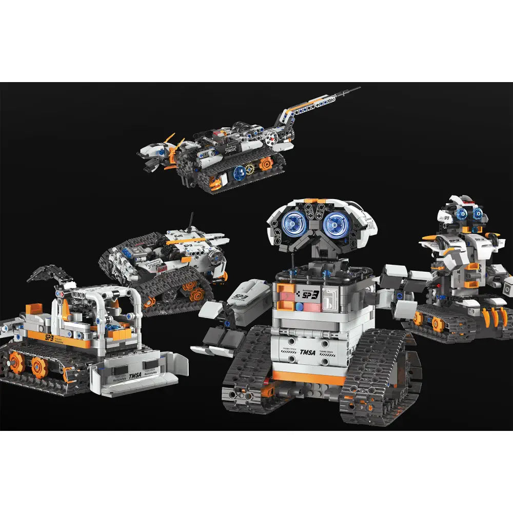 5‑in‑1 Programmable Building Brick STEM Robot Kit