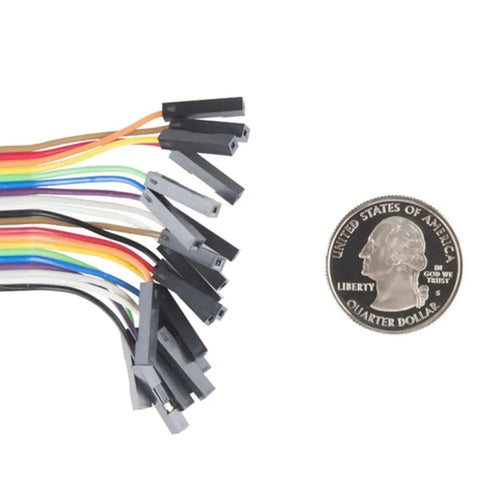 SparkFun 6-Inch F/F Jumper Wires (20pk)