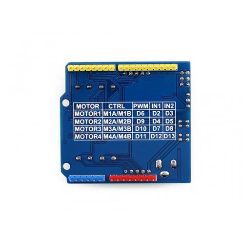 600 mA Dual H-Bridge Motor Driver Shield for DC / Steppers - L293D