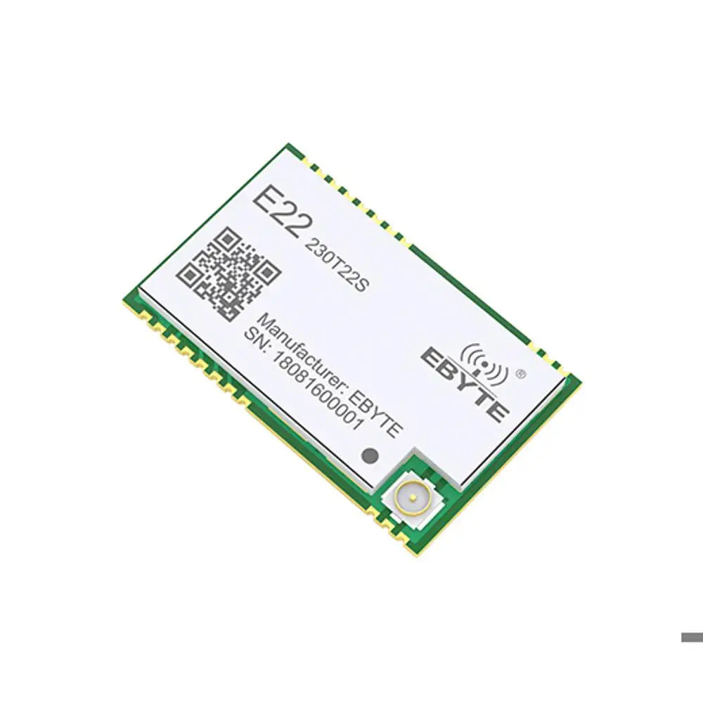 E22-230T22S Ebyte Semtech LoRa solution UART 5Km Range 230MHz 22dBm SMD 16*26mm CE RoHs FCC TCXO External and UFL Antenna LoRa Wireless