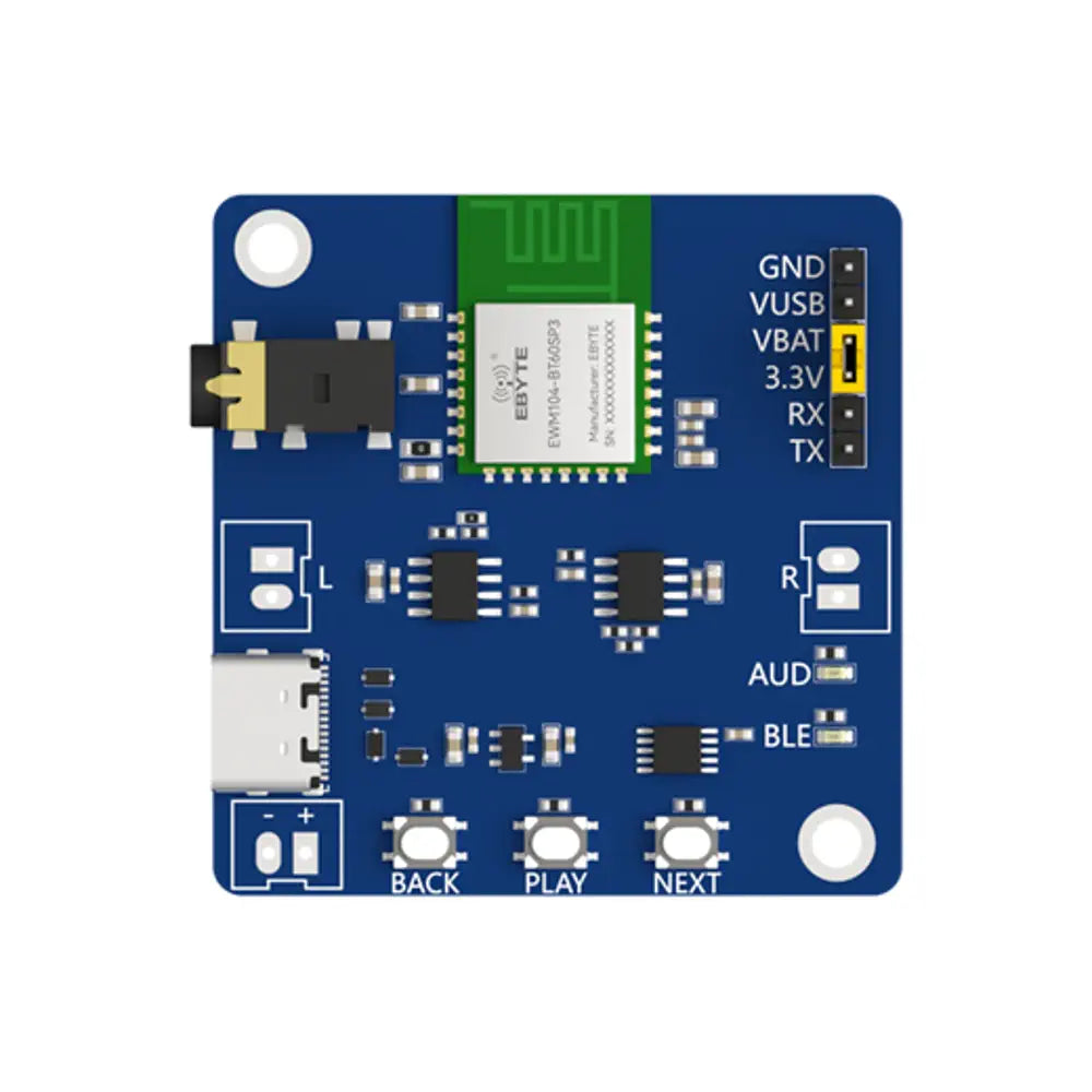 EWT104-BT60 Bluetooth Audio Module Test Kit
