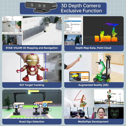 JetAuto Pro ROS Robot Car with Vision Robotic Arm Powered by Jetson Nano Support SLAM Mapping/Navigation/Python (Standard Kit with Jetson Nano 4GB）